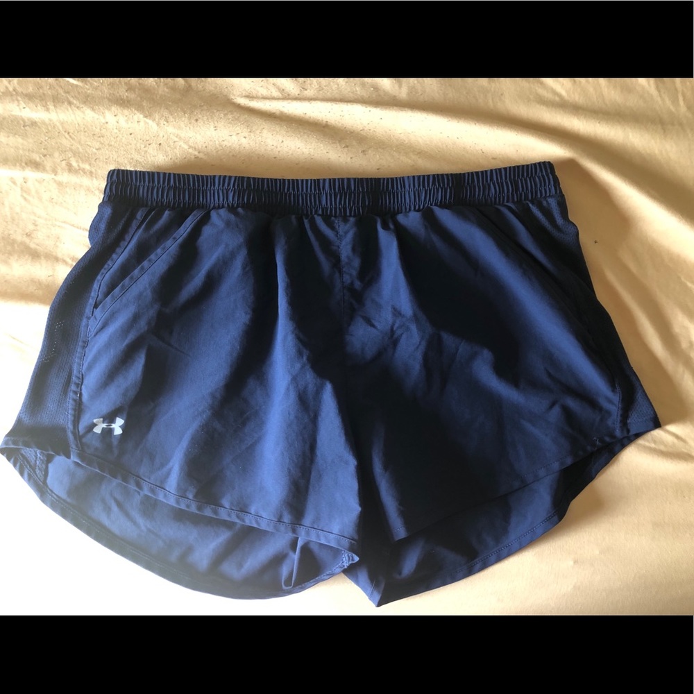blue under armour shorts